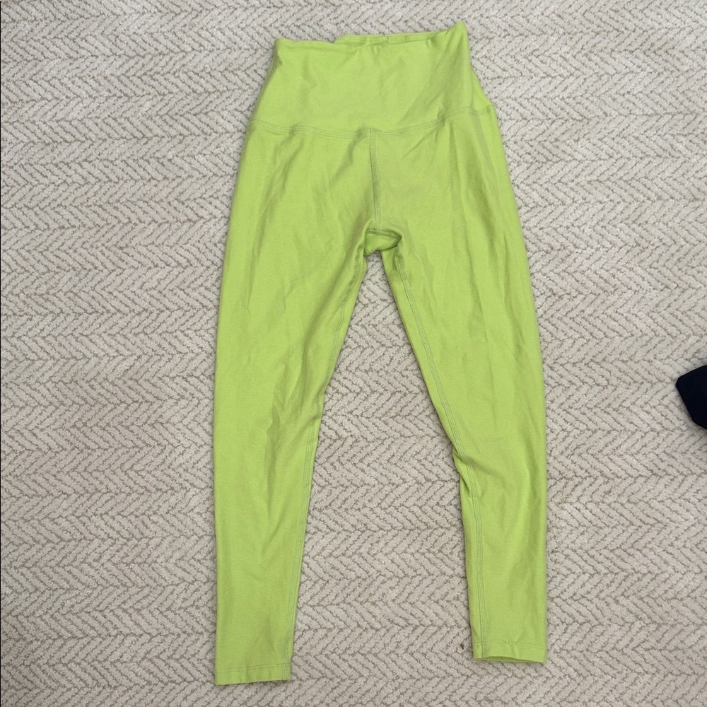 Beyond Yoga Lime Green High-Waisted Leggings